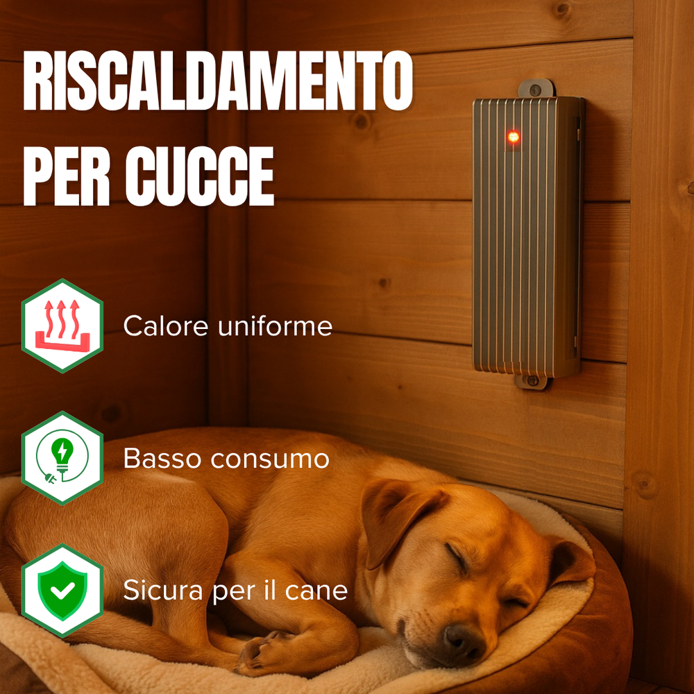 EHS – Aluminiowy ogrzewacz dla psa 12V | Ogrzewanie do budy i kojca